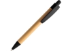 Ручка шариковая GILDON (черный/натуральный)  (Изображение 1)