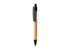 Ручка шариковая GILDON (черный/натуральный)  (Изображение 2)