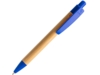 Ручка шариковая GILDON (синий/натуральный)  (Изображение 1)