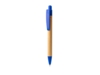 Ручка шариковая GILDON (синий/натуральный)  (Изображение 2)