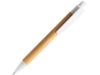 Ручка шариковая GILDON (белый/натуральный)  (Изображение 1)