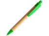 Ручка шариковая GILDON (зеленый/натуральный)  (Изображение 1)