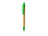 Ручка шариковая GILDON (зеленый/натуральный)  (Изображение 2)