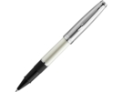 Ручка-роллер Embleme (белый/серебристый) 