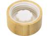 Стеклянная бутылка с бамбуковой крышкой Foggy, 600 мл (синий)  (Изображение 4)