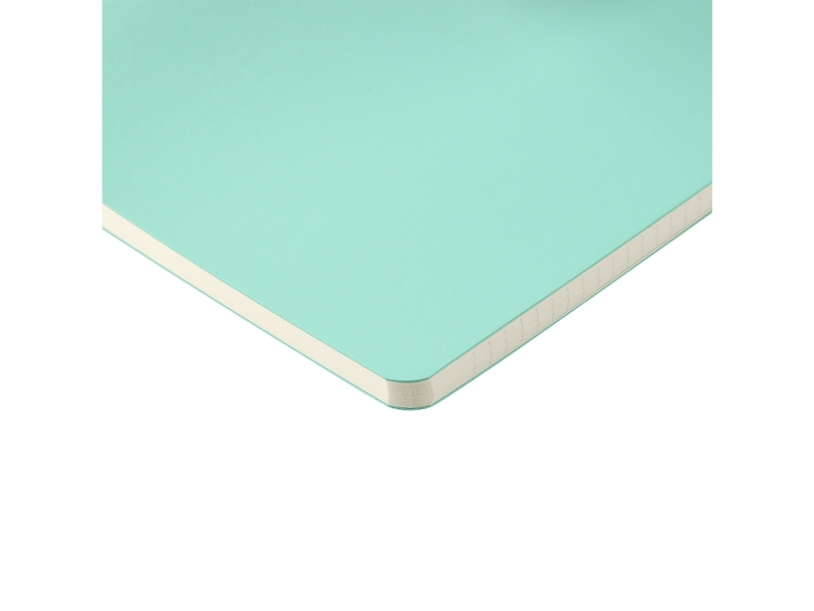 Бизнес тетрадь А5 Megapolis Velvet flex soft touch (зеленый)  (Изображение 4)
