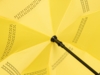 Зонт-трость наоборот Inversa, полуавтомат, черный/желтый (Р) (Изображение 5)