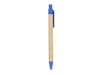 Блокнот А5+ ALANI с шариковой ручкой (бежевый/синий)  (Изображение 2)