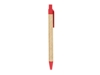Блокнот А5+ ALANI с шариковой ручкой (бежевый/красный)  (Изображение 2)