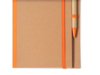 Блокнот А5+ ALANI с шариковой ручкой (бежевый/оранжевый)  (Изображение 4)