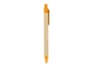 Блокнот А5+ ALANI с шариковой ручкой (бежевый/оранжевый)  (Изображение 7)