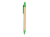 Блокнот А5+ ALANI с шариковой ручкой (бежевый/зеленый)  (Изображение 3)