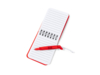 Мини-блокнот ARCO с шариковой ручкой (красный)  (Изображение 4)
