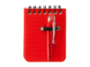 Мини-блокнот ARCO с шариковой ручкой (красный)  (Изображение 10)
