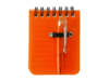 Мини-блокнот ARCO с шариковой ручкой (оранжевый)  (Изображение 1)
