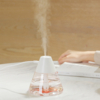 Светодиодный USB увлажнитель-аромадиффузор Cone, белый (Изображение 3)