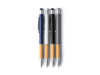 Ручка-стилус металлическая шариковая OLTEN (натуральный/темно-синий)  (Изображение 4)