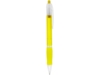Ручка пластиковая шариковая ONTARIO (желтый)  (Изображение 6)