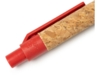 Ручка шариковая COMPER Eco-line с корпусом из пробки (натуральный/красный)  (Изображение 3)