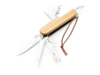 Мультифункциональный нож BINTAL из нержавеющей стали и бамбуковым корпусом (Изображение 1)