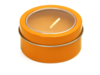 Ароматическая свеча FLAKE (оранжевый)  (Изображение 3)