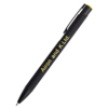Ручка металлическая Саншайн софт-тач (цветная гравировка), желтый (Изображение 2)