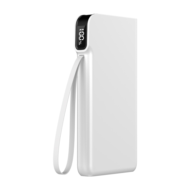 Внешний аккумулятор Cesare 10000 mAh, белый (Изображение 1)