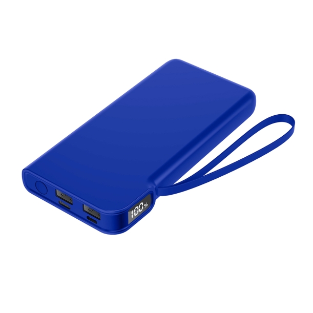 Внешний аккумулятор Cesare 10000 mAh, синий (Изображение 2)