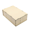 Подарочная коробка ламинированная из HDF 36,3*23,4*12,5 см ( 3 отделения)  (Изображение 1)