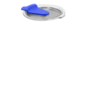 Крышка для кружки Funny, синий (Изображение 1)