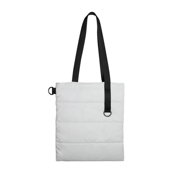Шоппер Superbag Bubble, с кнопкой (белый с черным) (Изображение 1)