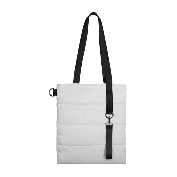 Шоппер Superbag Bubble, с кнопкой (белый с черным) (Изображение 2)