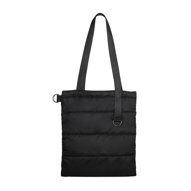 Шоппер Superbag Bubble, с кнопкой (черный) (Изображение 1)