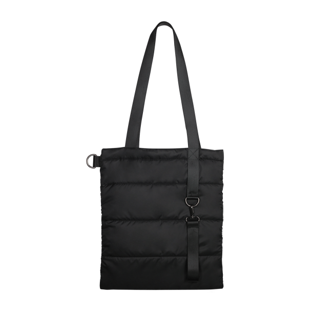 Шоппер Superbag Bubble, с кнопкой (черный) (Изображение 2)