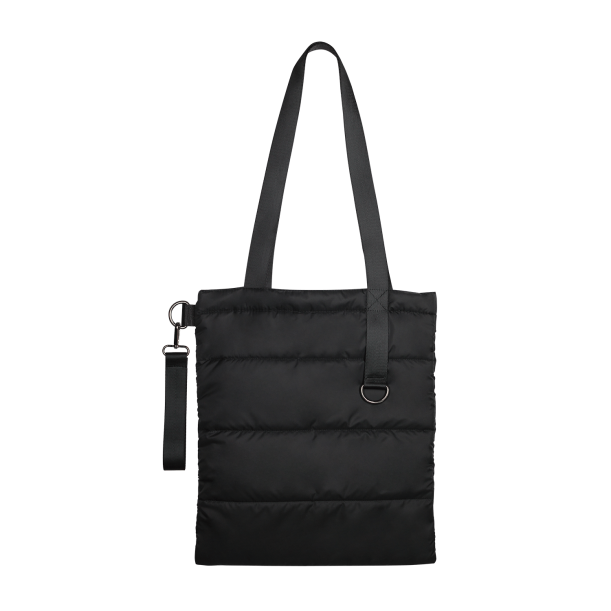 Шоппер Superbag Bubble, с кнопкой (черный) (Изображение 3)
