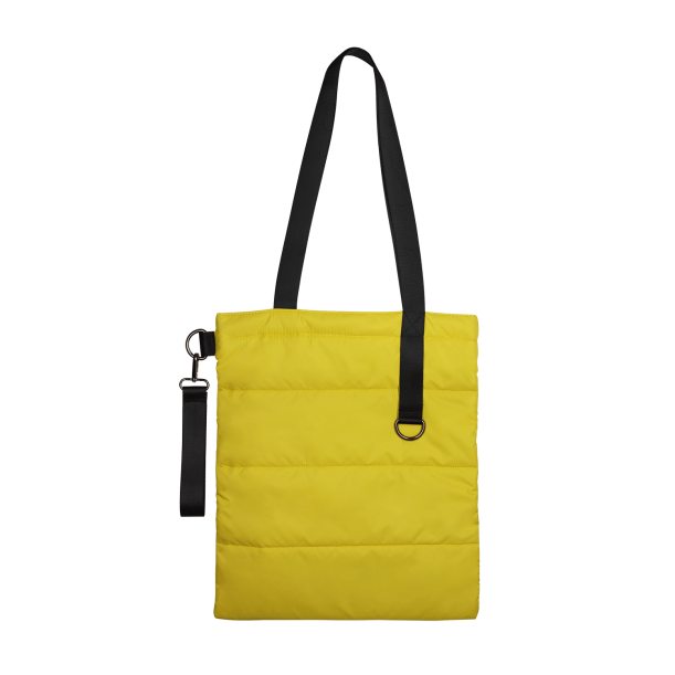 Шоппер Superbag Bubble, с кнопкой (желтый с черным) (Изображение 3)
