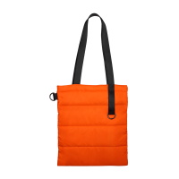 Шоппер Superbag Bubble, с кнопкой (оранжевый с черным)