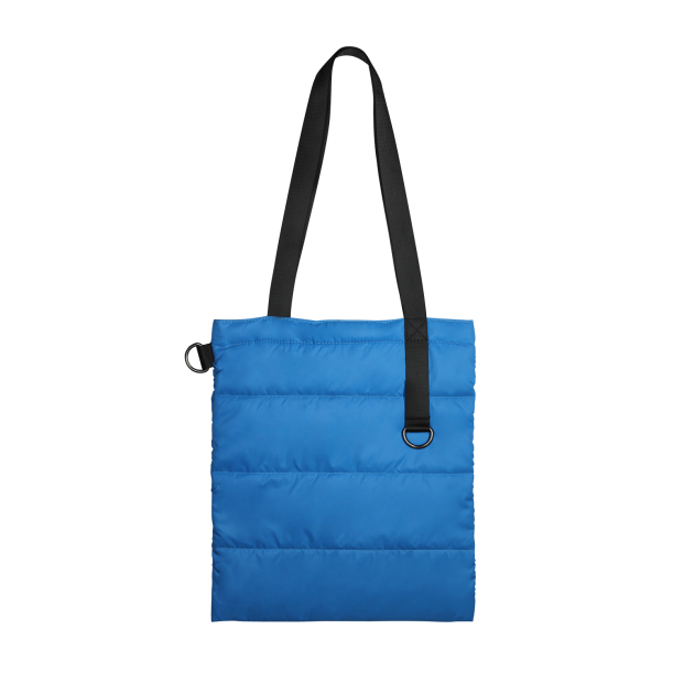 Шоппер Superbag Bubble, с кнопкой (голубой с черным) (Изображение 1)