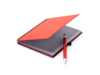 Блокнот LEYNAX с шариковой ручкой (красный)  (Изображение 3)