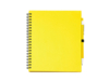 Блокнот LEYNAX с шариковой ручкой (желтый)  (Изображение 1)