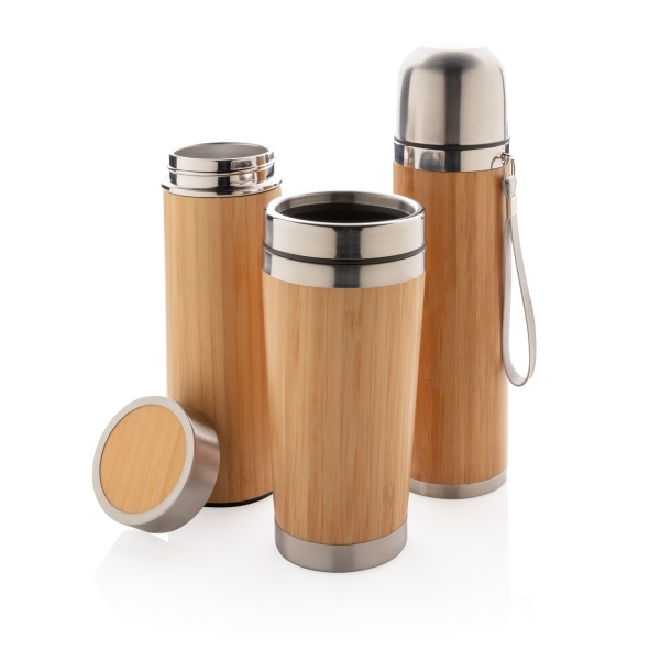 Герметичная вакуумная бутылка Bamboo, 350 мл (Изображение 4)