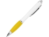 Ручка пластиковая шариковая с антибактериальным покрытием CARREL (желтый)  (Изображение 1)