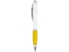 Ручка пластиковая шариковая с антибактериальным покрытием CARREL (желтый)  (Изображение 2)