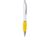 Ручка пластиковая шариковая с антибактериальным покрытием CARREL (желтый)  (Изображение 3)