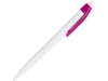 Ручка пластиковая шариковая HINDRES (фуксия)  (Изображение 1)