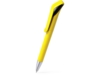 Ручка пластиковая шариковая IRATI (черный/желтый)  (Изображение 1)