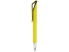 Ручка пластиковая шариковая IRATI (черный/желтый)  (Изображение 5)