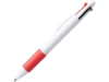 Ручка пластиковая шариковая KUNOY с чернилами 4-х цветов (красный)  (Изображение 1)