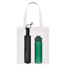 Подарочный набор Levante, зеленый (зонт, спортбутылка, шоппер)