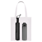 Подарочный набор Levante, серый (зонт, спортбутылка, шоппер)